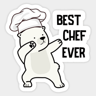 Bear Chef,Best Chef Ever Sticker